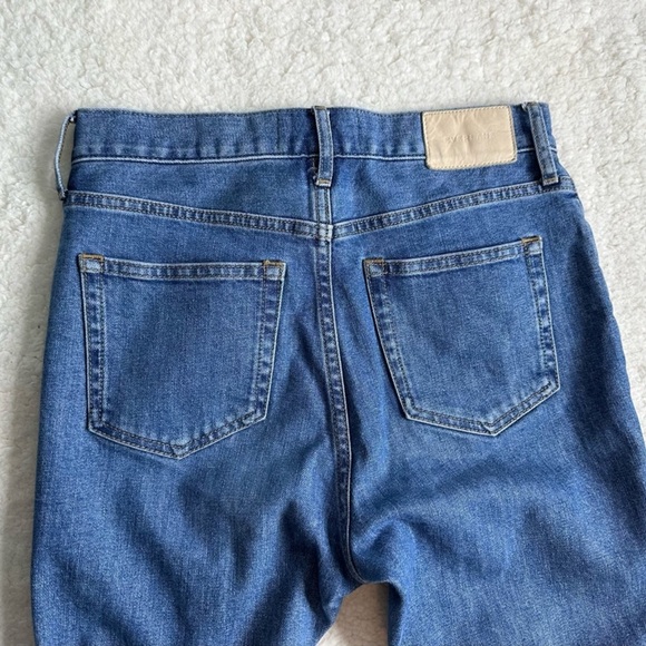 Everlane The High Rise Skinny Jeans Mid Blue Size 26 - Picture 6 of 11